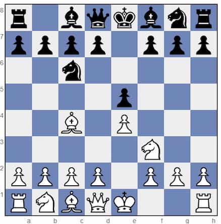Italian Game starting setup